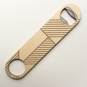 Deco Wood Bottle Opener